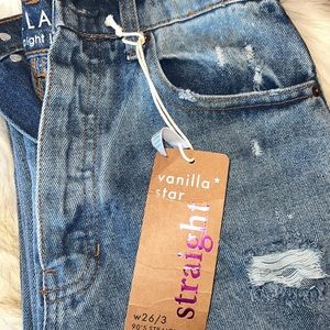 Vanilla star straight jeans